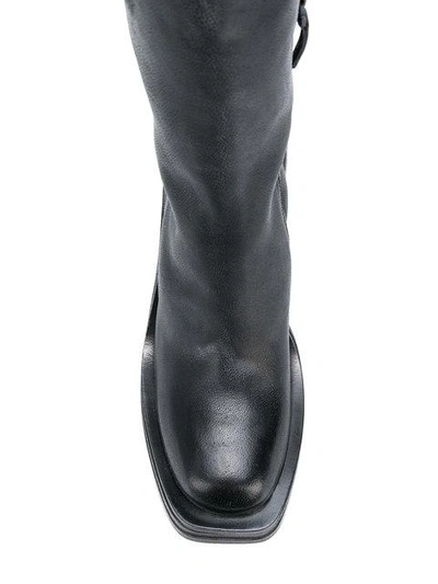 Shop Marsèll Chunky Block Heel Boots - Black