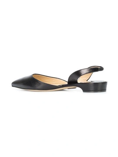 Shop Paul Andrew Slingback Ballerinas - Black