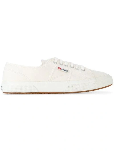 Shop Superga Lace-up Sneakers In White