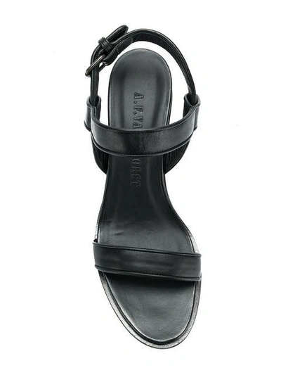 Shop A.f.vandevorst Strappy Sandals In Black