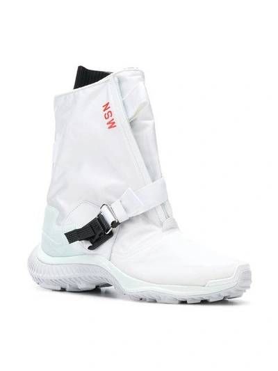 Shop Nike Lab Gyakusou Nsw Gaiter Boot Sneakers In White