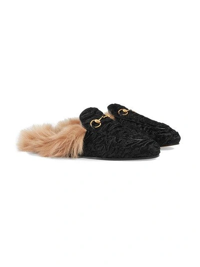 Princetown lamb fur slipper