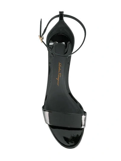 Shop Ferragamo Salvatore  Ankle Strap Sandals - Black