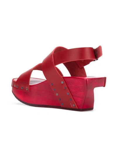 Shop Trippen Classic Sling In Red