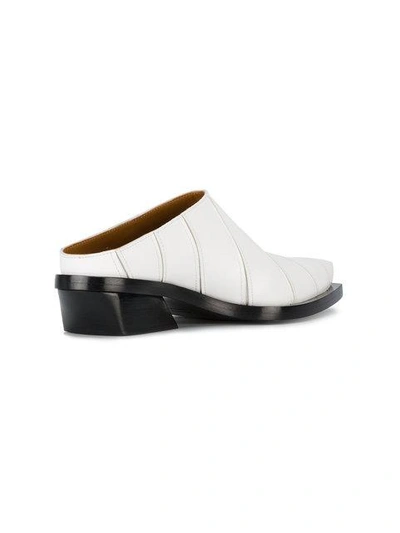 Shop Proenza Schouler Slip-on Pointed Mules - White