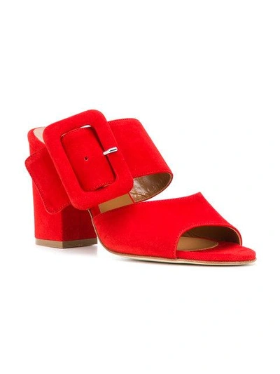Paris Texas Buckled Open In Red