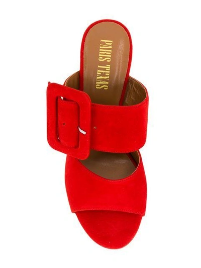 Paris Texas Buckled Open In Red