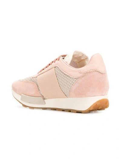 Shop Moncler Louise Sneakers In Pink