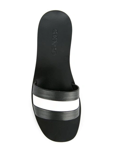 Shop Senso Bec Sliders In Black