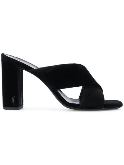 Shop Saint Laurent Loulou 95 Slide Sandals