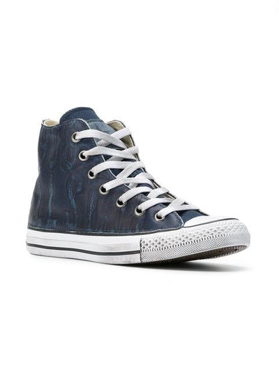 Shop Converse Hi-top All Star Sneakers In Blue