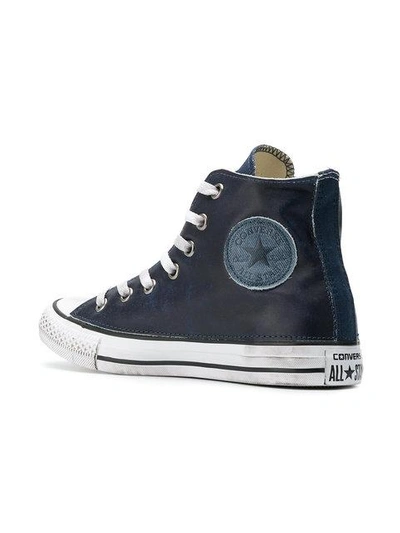 Shop Converse Hi-top All Star Sneakers In Blue