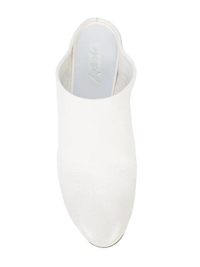 Marsèll Block Heeled Mules In White