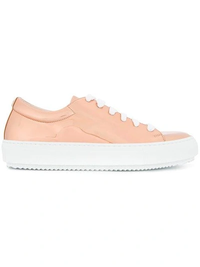 Shop Marc Cain Low Top Sneakers In Metallic