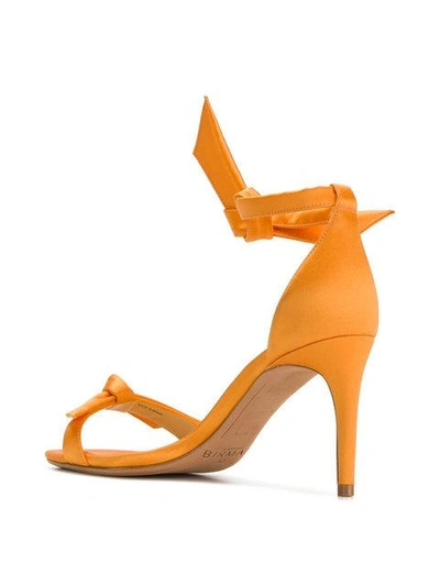 Shop Alexandre Birman Clarita Knot Sandals - Yellow