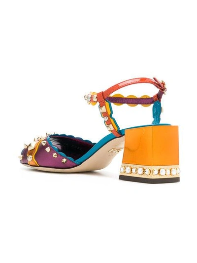 Shop Dolce & Gabbana Keira Sandals - Multicolour
