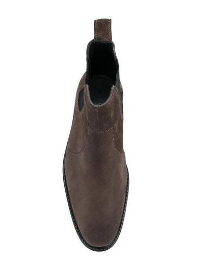 Shop Pierre Hardy Wedged Chelsea Boots In Brown