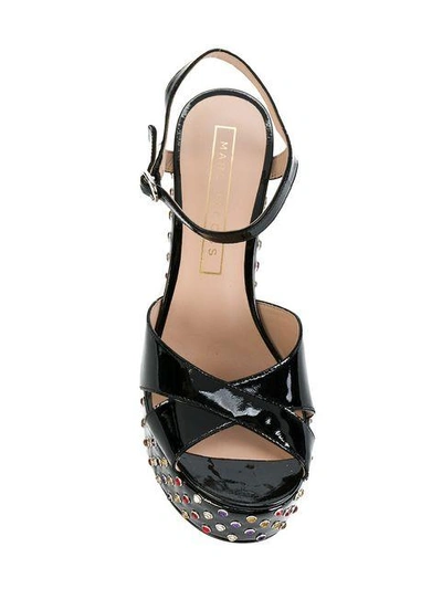 Shop Marc Jacobs Embellished Lust Platform Sandals - Black