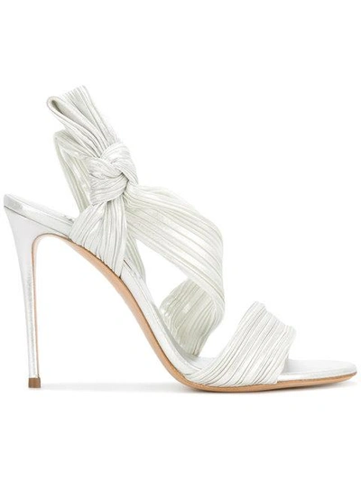 Shop Casadei Pleated High