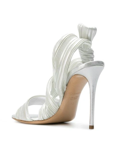 Shop Casadei Pleated High