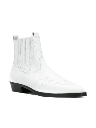 Shop Nubikk Jimmy Cura Ankle Boots - White