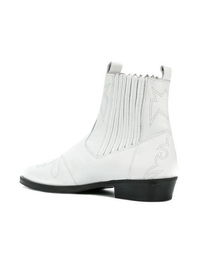 Shop Nubikk Jimmy Cura Ankle Boots - White
