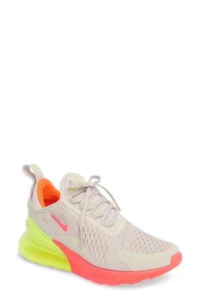 Shop Nike Air Max 270 Sneaker In Desert Sand/ Punch/ Orange