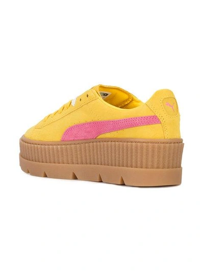 Fenty X Puma Cleated Creeper Sneakers In Yellow | ModeSens