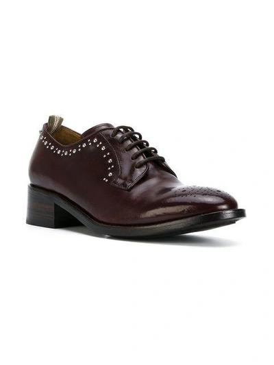 Shop Officine Creative Lydie Lace-up Shoes In Red