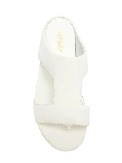 Shop Marsèll T-bar Flat Sandals - White