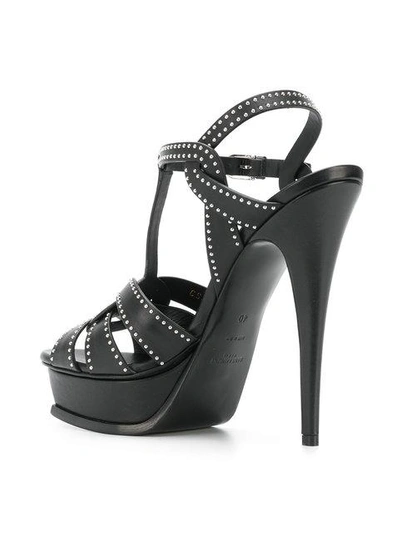 Shop Saint Laurent High Heel Sandals In Black