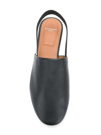 Shop Givenchy Sling-back Mules In Black