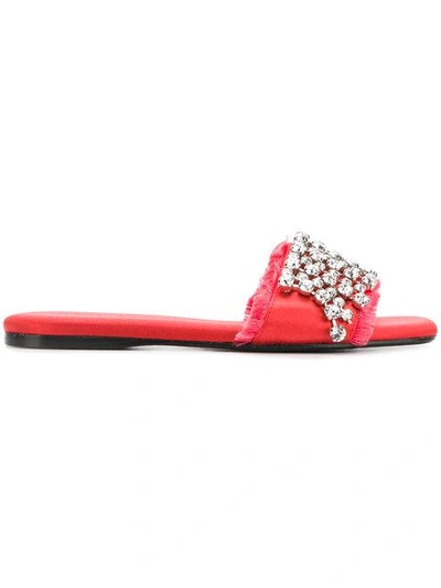 Shop Anna Baiguera Crystal In Red