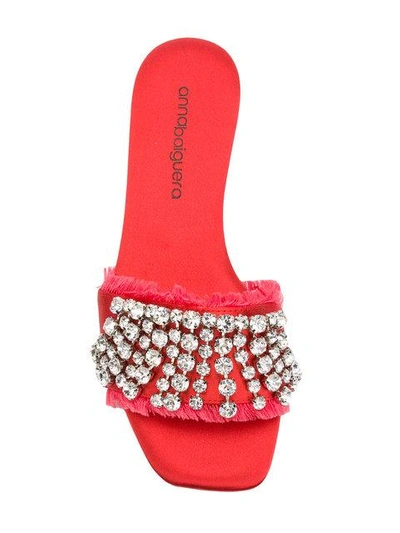Shop Anna Baiguera Crystal In Red