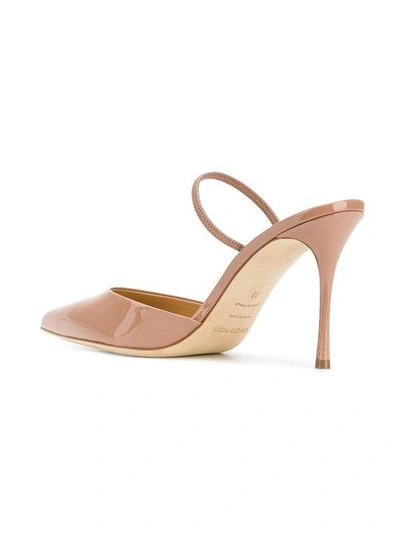 Shop Sergio Rossi Slingback Pointed Sandals