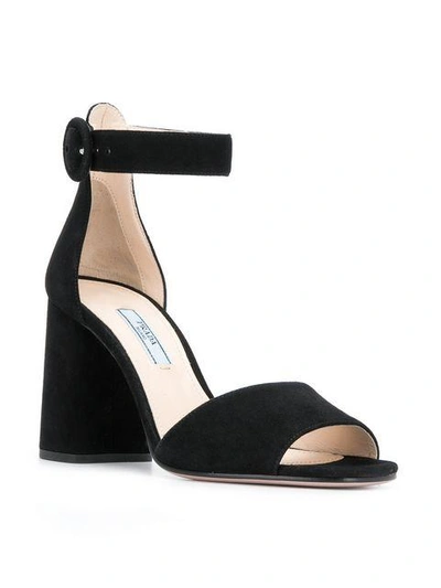 Shop Prada High Block Heel Sandals