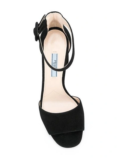 Shop Prada High Block Heel Sandals