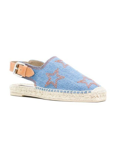 Star slingback espadrilles