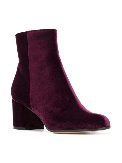 Shop Gianvito Rossi Margaux Ankle Boots In Pink