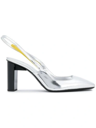 Shop Alyx Slingback Pumps In Metallic