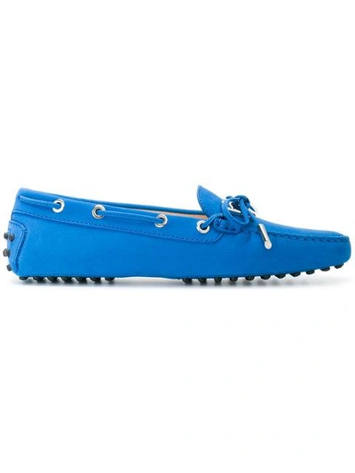 Shop Tod's Gommino Driving Shoes In Blue