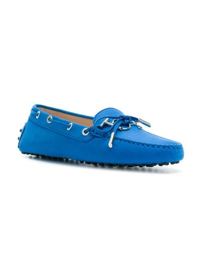 Shop Tod's Gommino Driving Shoes In Blue