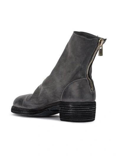 Shop Guidi Zipped Ankle Boots