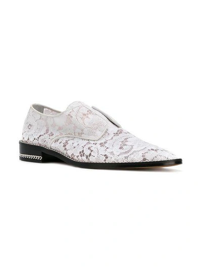 Shop Givenchy Double Chain Derby Shoes