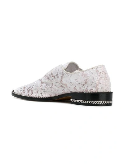 Shop Givenchy Double Chain Derby Shoes