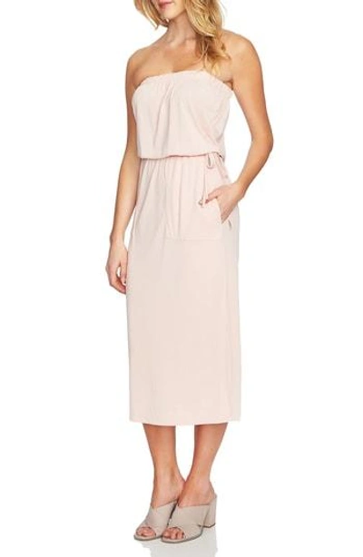 Shop 1.state Strapless Maxi Dress In Shadow Pink