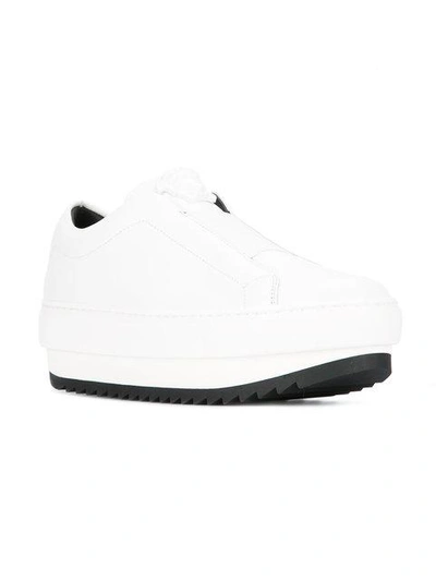 Shop Versace Medusa Sneakers In White