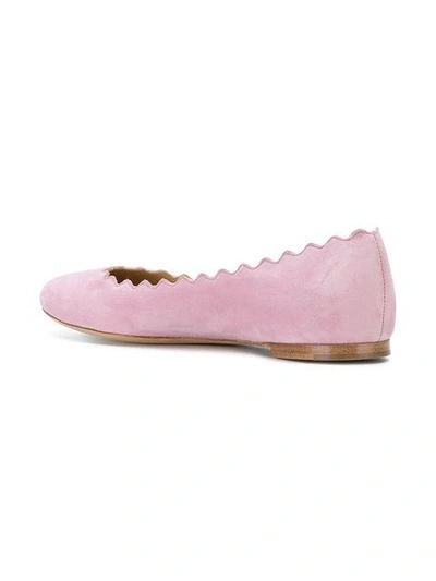 Shop Chloé Lauren Ballet Flats