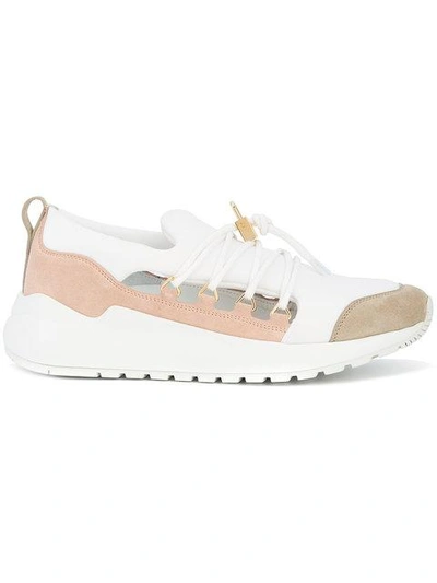 Shop Buscemi Panelled Lace In Pink