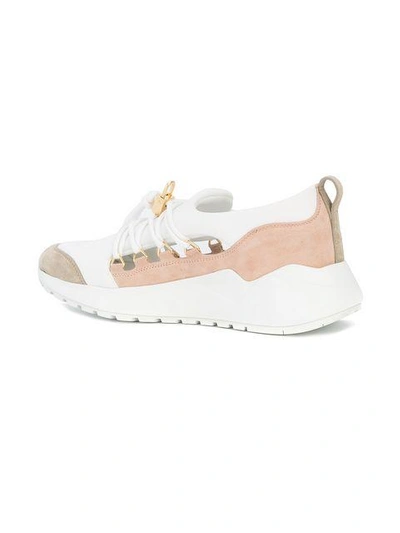 Shop Buscemi Panelled Lace In Pink